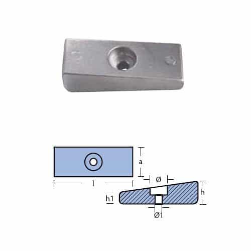 PIASTRINA PER FB MERCURY 40/50/115 EFI 4 T