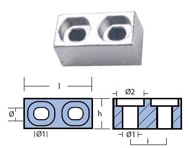 CUBO PER F.B. YAMAHA 115/225 HP