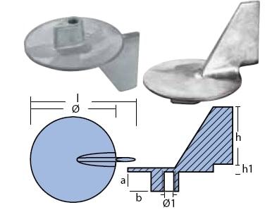 PINNA PER F.B. SUZUKI 50/70 HP DT150-200-225 4T