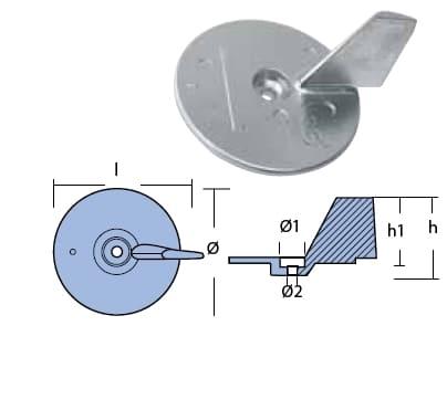 PINNA PER F.B. HONDA 75/90/115/130 HP