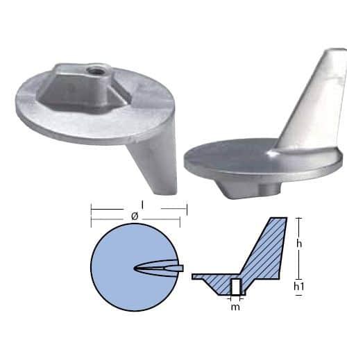 PINNA CORTA PER FB MERCURY 50-140 HP