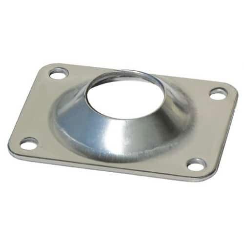 BASE RETTANGOLARE A 90° IN ACCIAIO INOX AISI 316