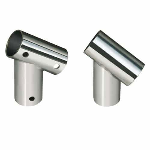 SUPPORTO A "T" A 60° IN ACCIAIO INOX AISI 316