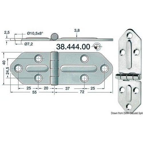 CERNIERA INOX CHROMELUX