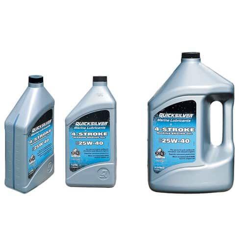 OLIO QUICKSILVER SAE 25W 40 PER MOTORE ENTROBORDO ED ENTROFUORIBORDO