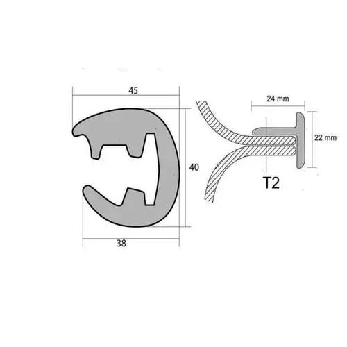 PROFILO PARABORDO BOTTAZZO H45