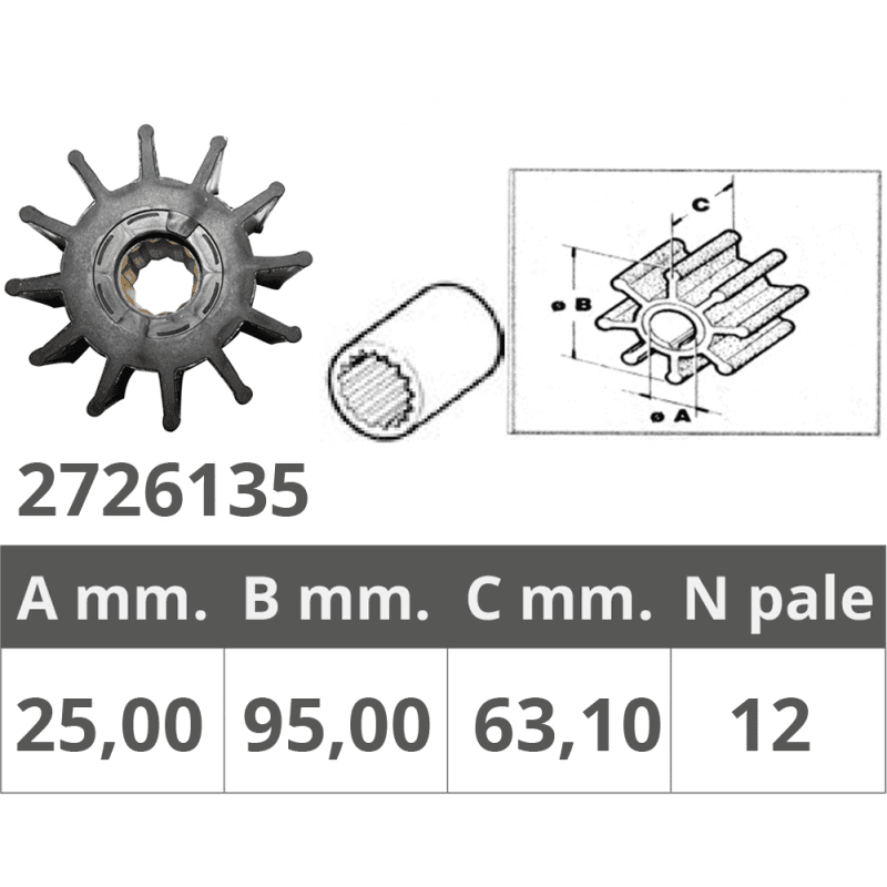 GIRANTE JABSCO 17935 JOHNSON 09-819B