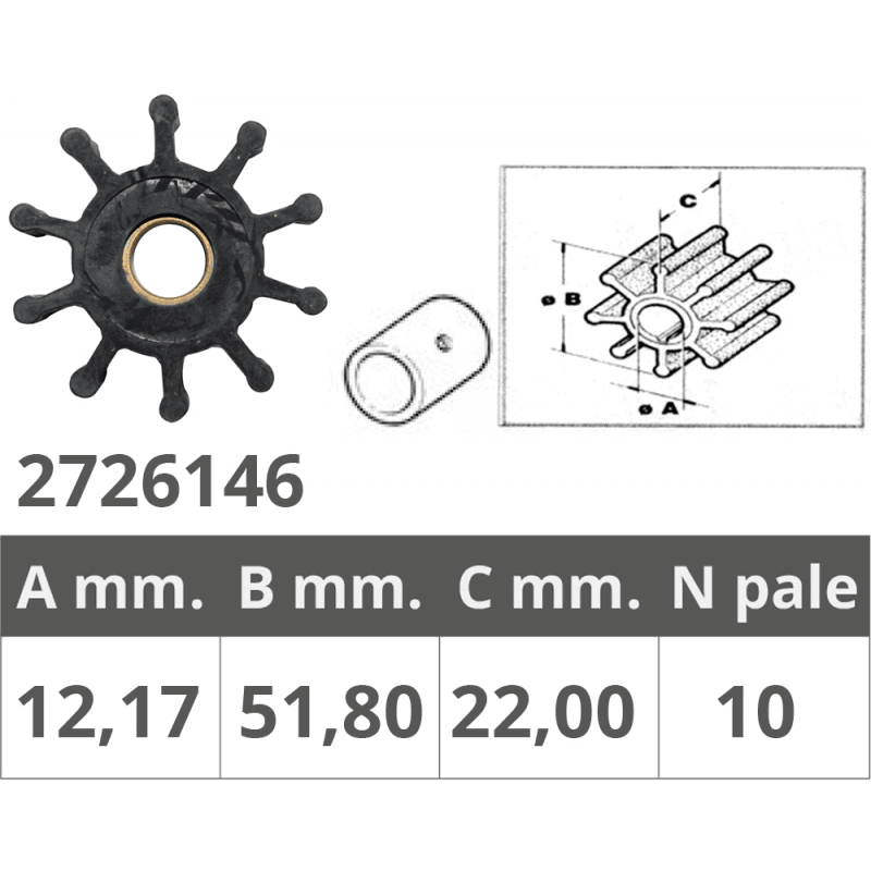 GIRANTE JAB. 18653 VETUS K3/3D/4