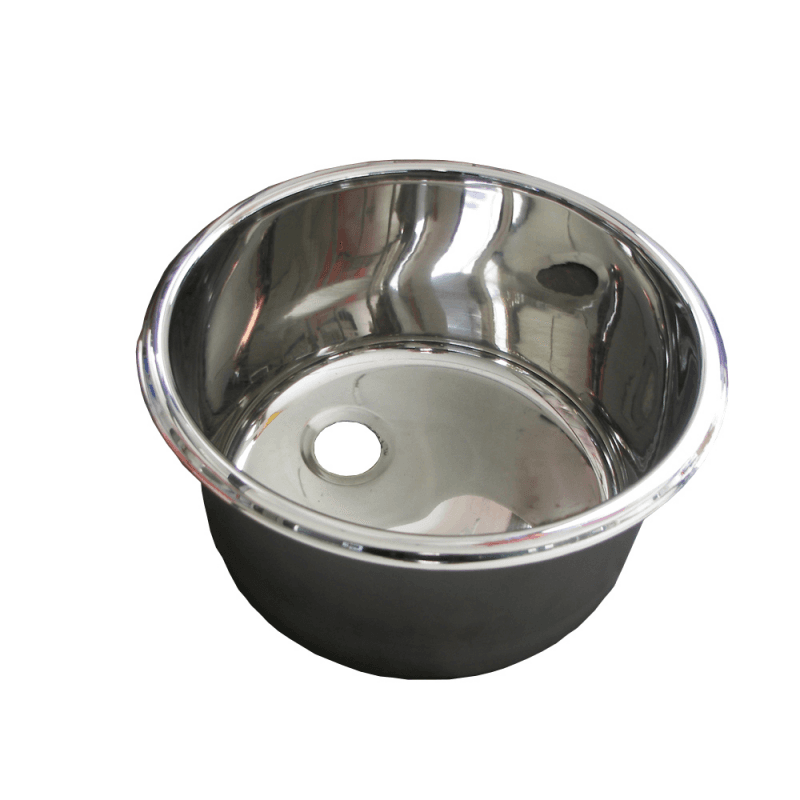 LAVELLO CILINDRICO IN ACCIAIO INOX