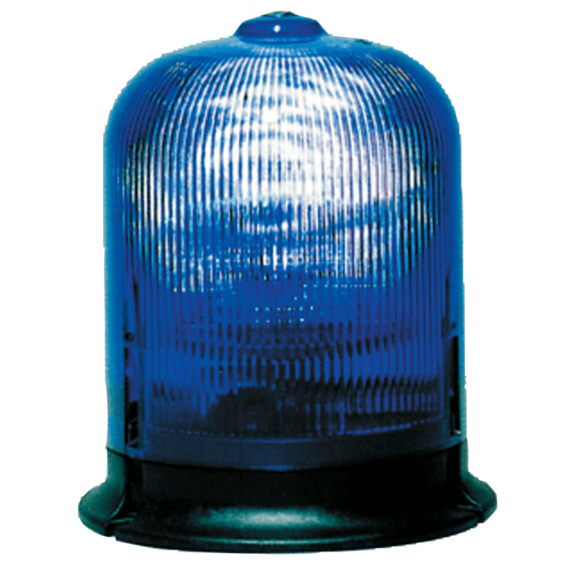 LUCE ROTANTE FLASH BLU