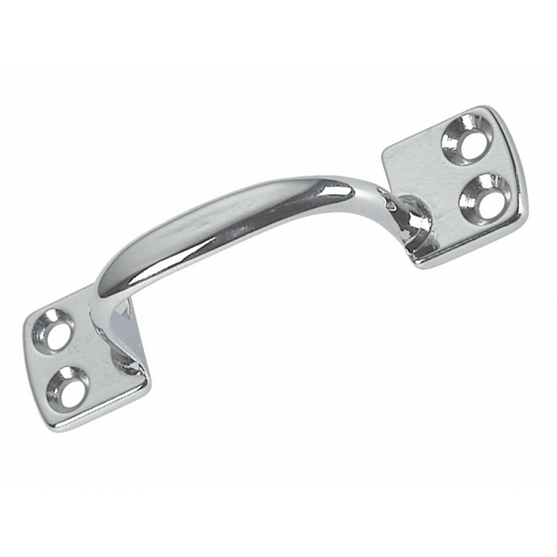 MANIGLIA IN OTTONE CROMATO MM.76