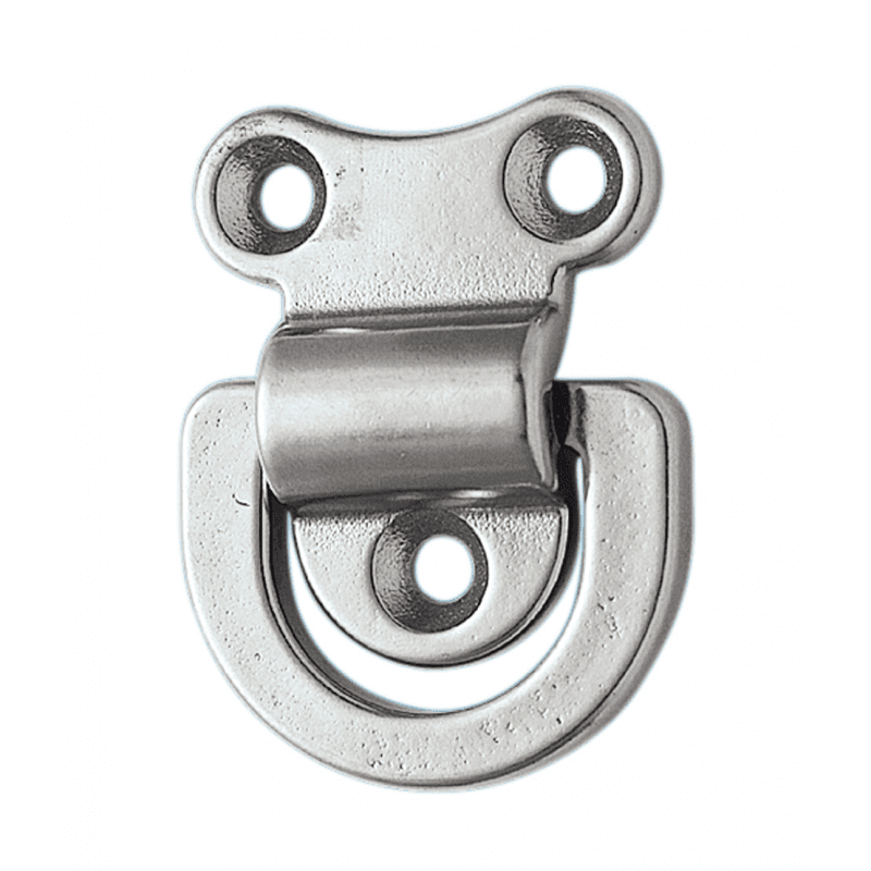 PIASTRA IN ACCIAIO INOX CON ANELLO