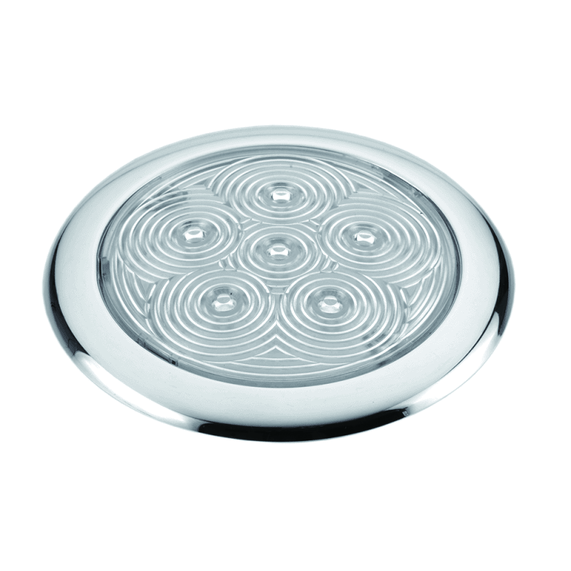 PLAFONIERA INOX A 6 LED