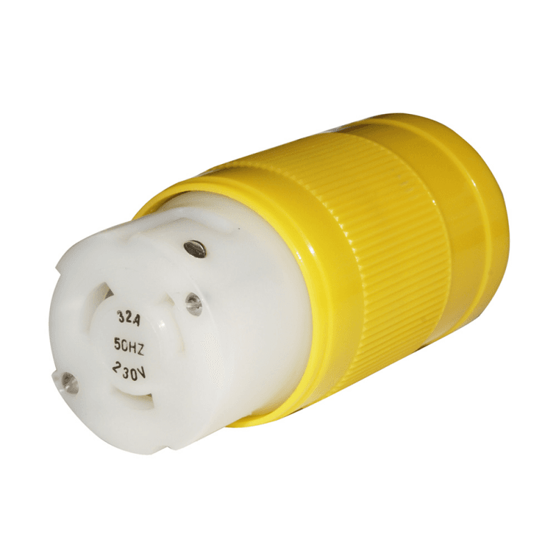 PRESA 2P+T 220V. 32A NYLON RIGATURA