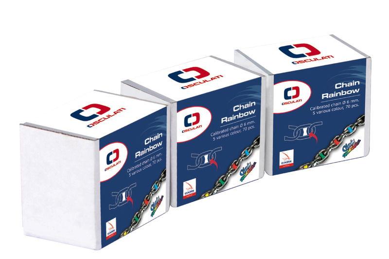 Segna catena 8 mm in CF da 50 pezzi