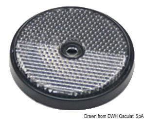 Catarifrangente bianco 60 mm