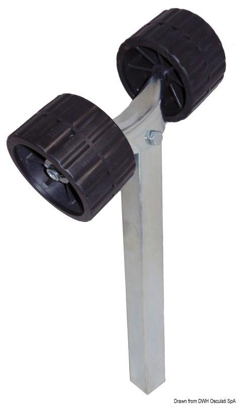 Rullo basculante fisso laterale 40 mm