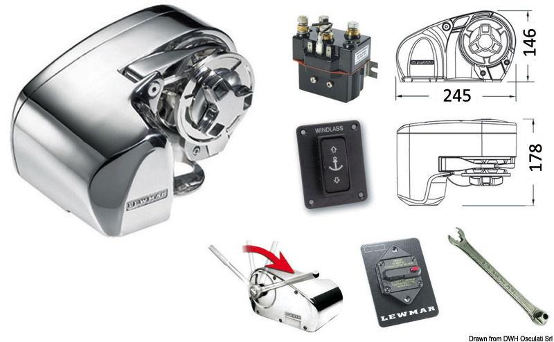 Barbotin 8 mm per Lewmar Pro-Series