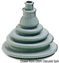 Soffietto passacavi gomma grigia