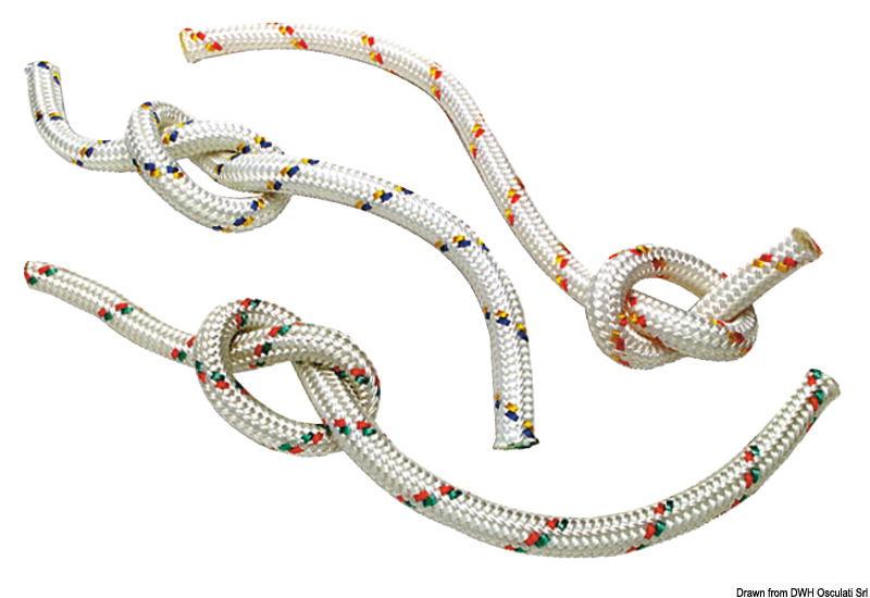 Doppia treccia rossa/gialla 10 mm