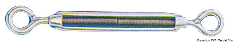 Tenditore inox 2 occhi 10 mm