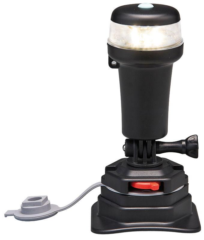 Luce di via bianca 360° base snodo swivel