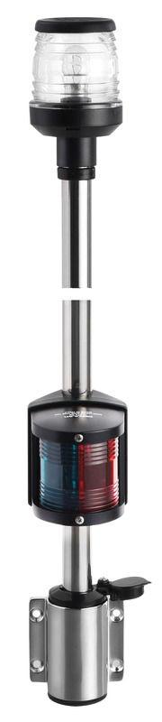 Asta combinata parete 100 cm nera