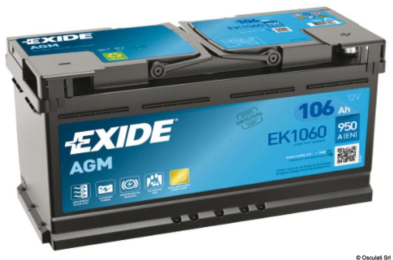 Batteria EXIDE EK1060 - AGM 106 Ah