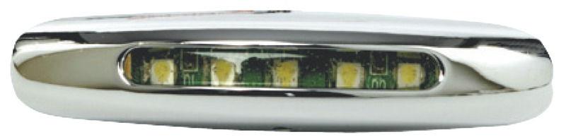 Luce cortesia cromata 5 LED blu