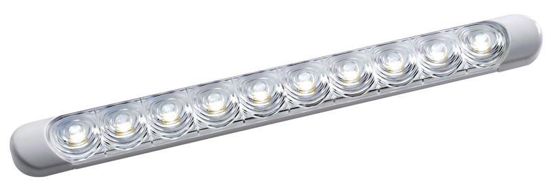 Plafoniera LED da appoggio bianca 230x24x11 mm
