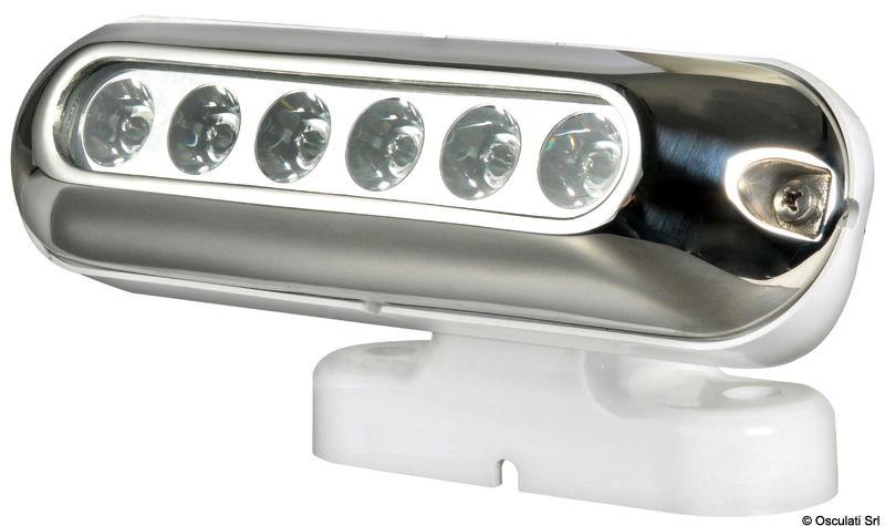 Faretto completo 6 LED bianchi