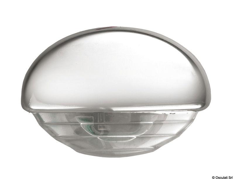 Luce cortesia ad incasso cromata LED bianco