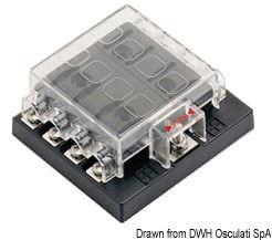 Box per 8 fusibili lamellari