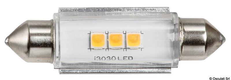 Lampadina LED bianco e verde