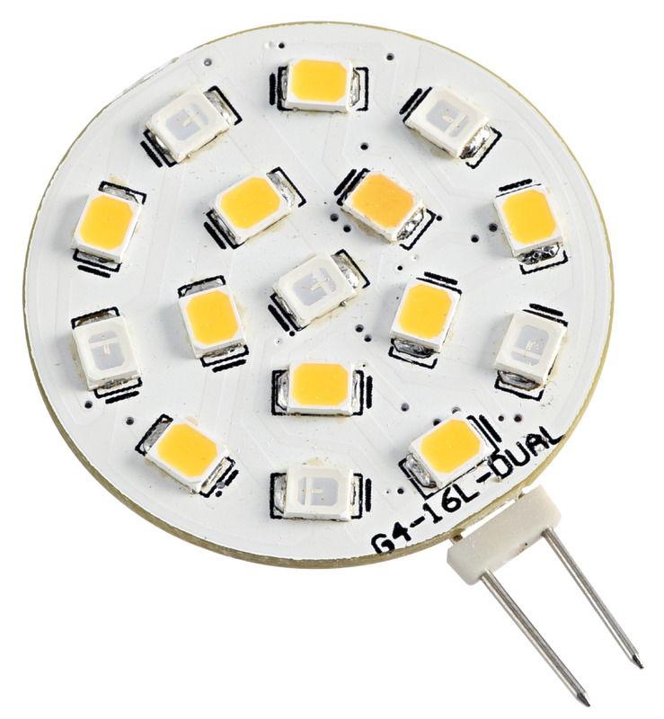Lampadina LED SMD bianco rosso 12V