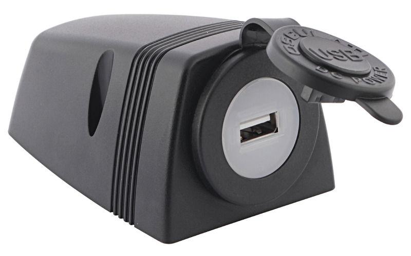 Presa USB con carenatura per fissaggio su piano