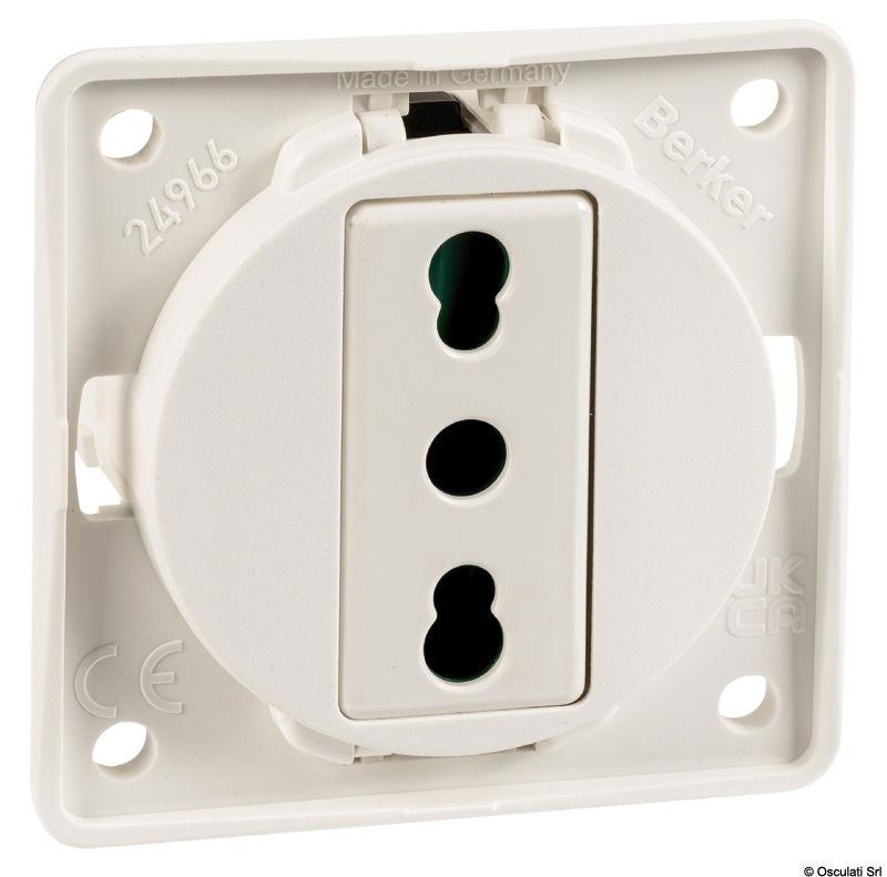 Presa corrente Italia bianca