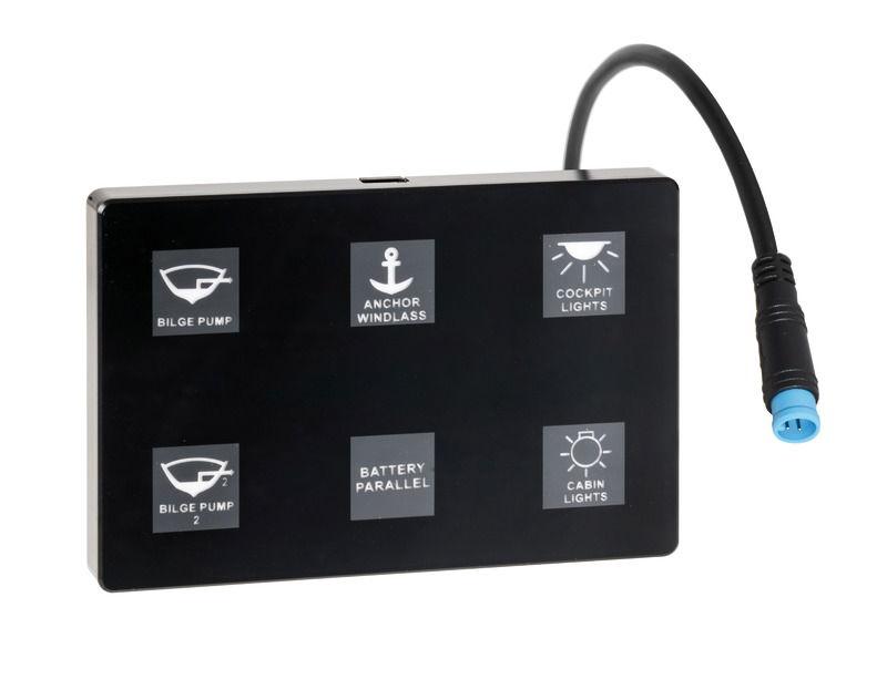 Pannello elettrico touch 6 interr.