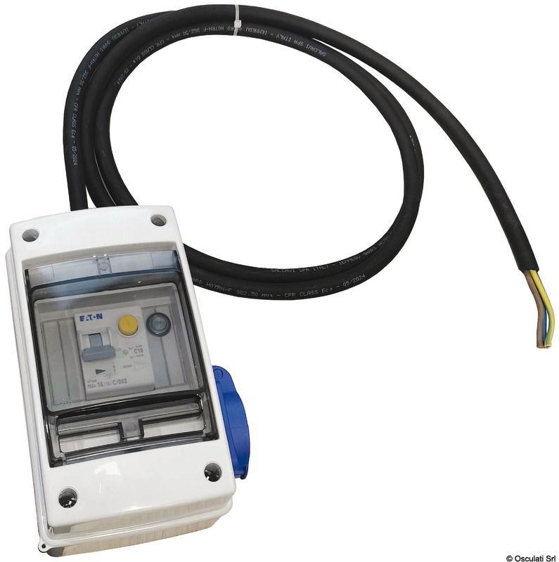 Quadro elettrico 16 A con presa shuko