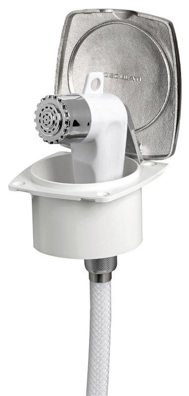 Doccetta Boris Inox tubo PVC 2,5 m