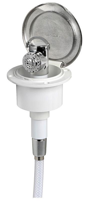 Doccia Classic Inox bianca tubo PVC 2,5 m