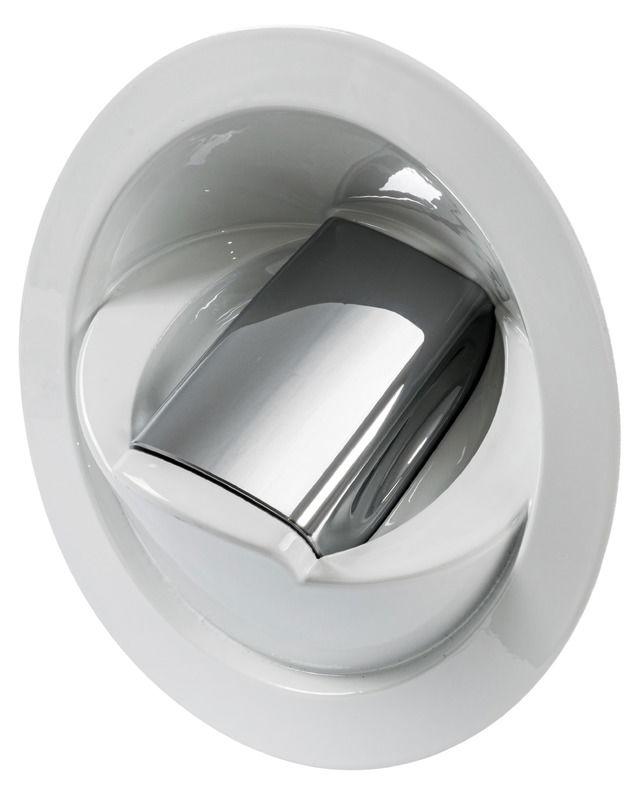 Doccia c/miscelatore Saturn base verticale bianca