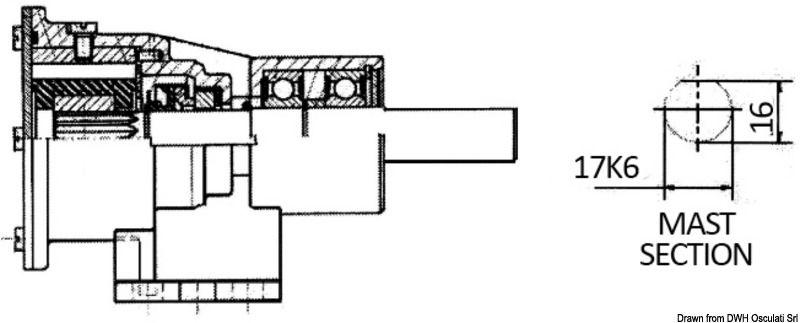 Pompa Nauco 335 46 l tenuta meccanica