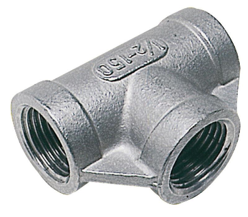 Raccordo T inox femmina/femmina/femmina 3/4"