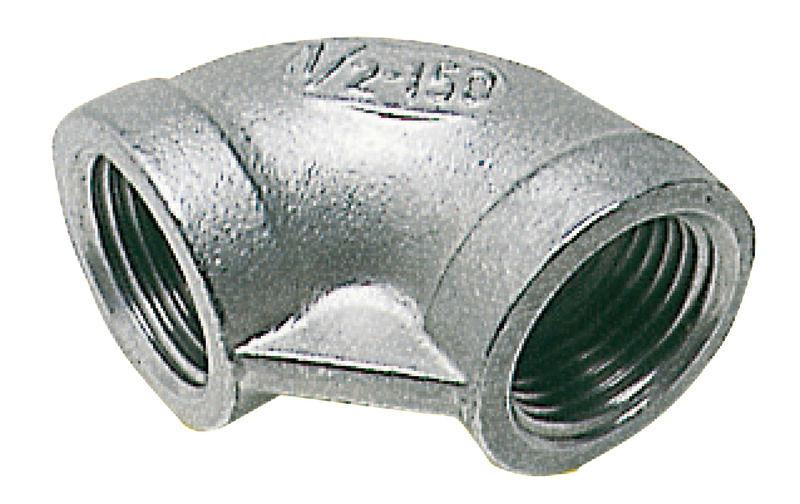 Gomito 90° femmina/femmina inox 1" 1/4