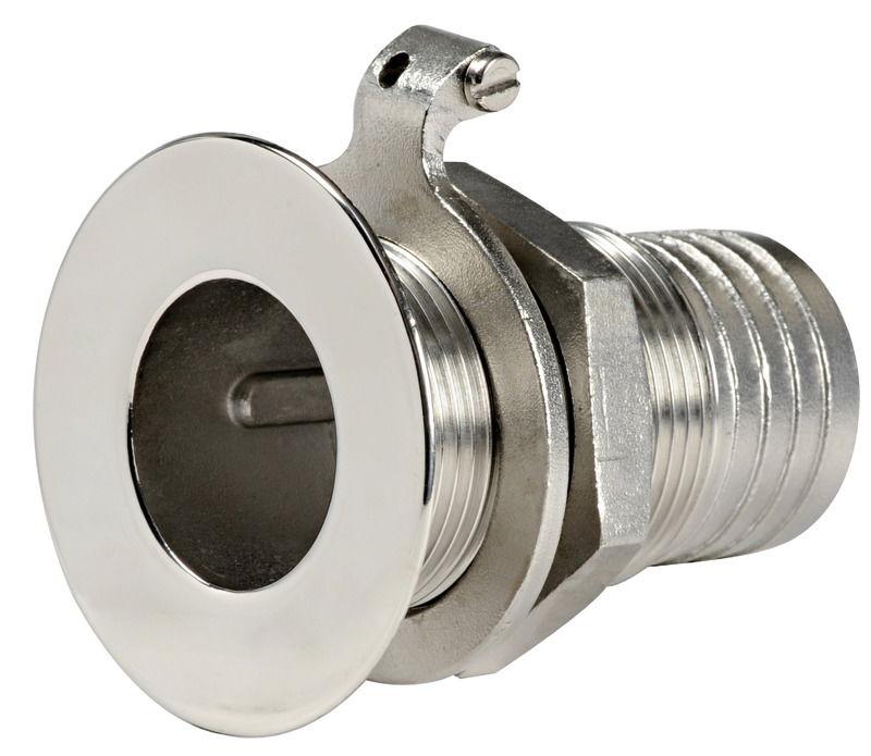 Scarico a mare inox 1" 1/2 x 44 mm