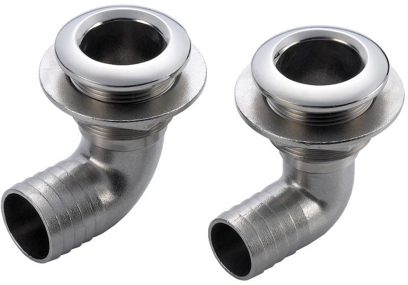 Scarico a mare a gomito 1" 1/2 x 32 mm