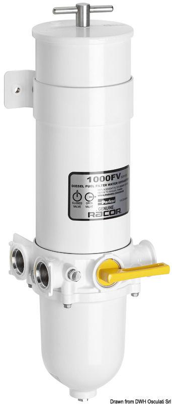 Filtro Racor completamente metallico 1000MAM