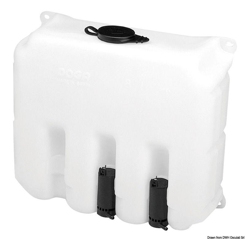 Lavavetri 9,7 l 2 pompe 24 V