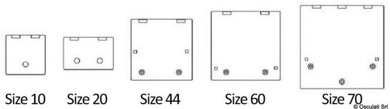 Protezione grigia passouomo Lewmar Flush size 60